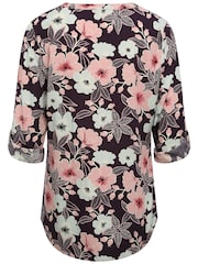 Spirit Blue Floral Overhead Shirt - Image 3 of 4