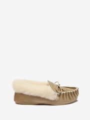 Celtic & Co Camel Lounger Hard Sole Moccasins - Image 1 of 1