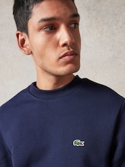 Lacoste Classic Fit Brushed Fleece Sweatshirt - Image 3 of 5