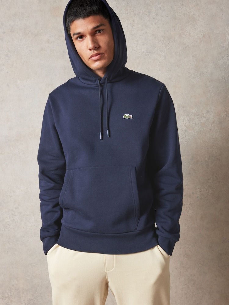 Lacoste Logo Cotton Hoodie - Image 1 of 7