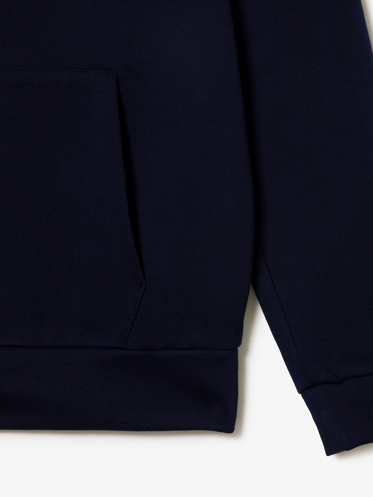 Lacoste Logo Cotton Hoodie - Image 7 of 7