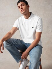Lacoste Classic Stretch Cotton Blend Polo Shirt - Image 4 of 5