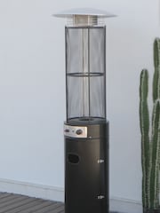Pacific Black Garden Cylinder Patio Outdoor Heater - Image 1 of 2