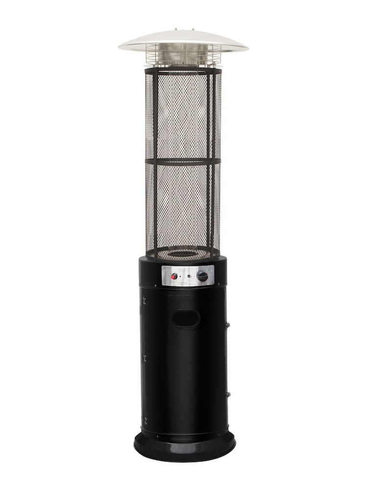 Pacific Black Garden Cylinder Patio Outdoor Heater - Image 2 of 2