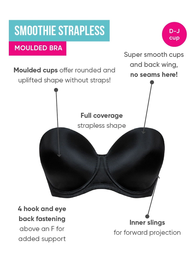 Curvy Kate Smoothie Strapless Moulded Bra - Image 5 of 5