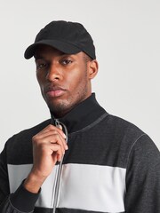 Jacamo Black Full Zip Colourblock Track Jacket - Image 4 of 4