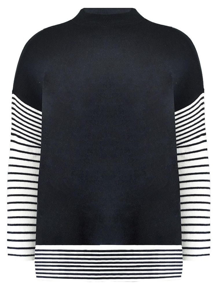 Live Unlimited Black Stripe Swing Jumper - Image 5 of 5