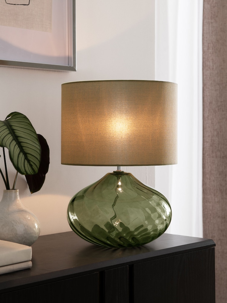 Green Freya Table Lamp - Image 1 of 8