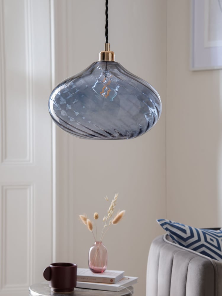 Navy Blue Freya Light Shade - Image 2 of 8