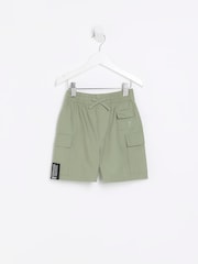 River Island Green Boys Cargo Shorts - Image 1 of 4