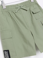 River Island Green Boys Cargo Shorts - Image 3 of 4