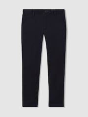 Reiss Navy Pitch 9-14 yrs Slim Fit Casual Chinos - Image 2 of 5