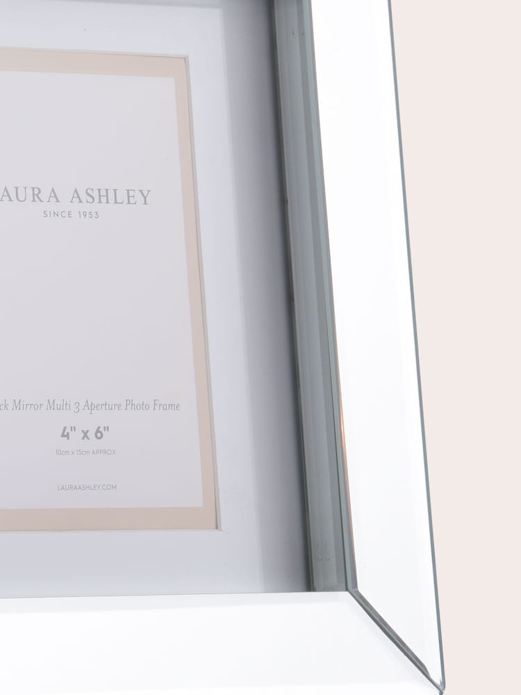 Laura Ashley Block Mirror Multi 3 Aperture Picture Frame - Image 3 of 3