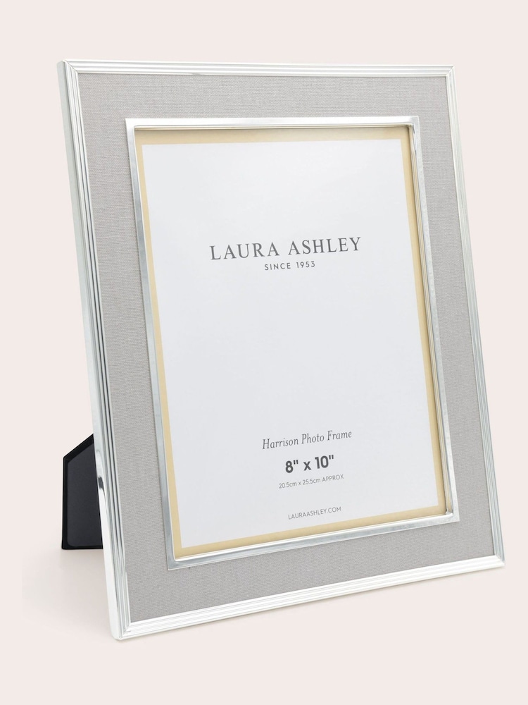 Laura Ashley Grey Harrison Picture Frame - Image 2 of 4