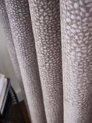 Hyperion Champagne Gold Eros Chenille Jacquard Weighted Eyelet Curtains - Image 2 of 4