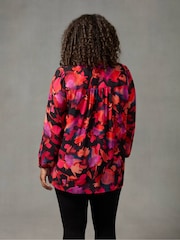 Live Unlimited Pink Frill Front Blouse - Image 2 of 4