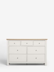 Chalk Malvern Paint Effect 7 Drawer Chest of Drawers - Image 3 of 8