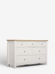 Chalk Malvern Paint Effect 7 Drawer Chest of Drawers - Image 4 of 8