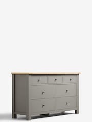 Dove Grey Malvern Paint Effect 7 Drawer Chest of Drawers - Image 7 of 9