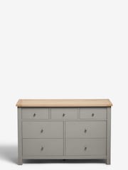 Dove Grey Malvern Paint Effect 7 Drawer Chest of Drawers - Image 8 of 9