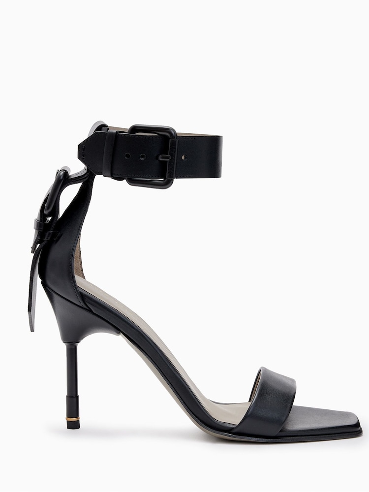 AllSaints Black Noir Sandals - Image 1 of 7