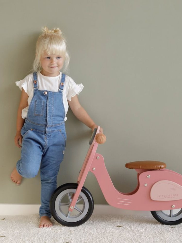 Little Dutch Pink Balance Bike - Image 1 of 2