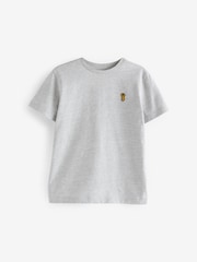 Grey Stag Embroidered Short Sleeve T-Shirt (3-16yrs) - Image 1 of 3