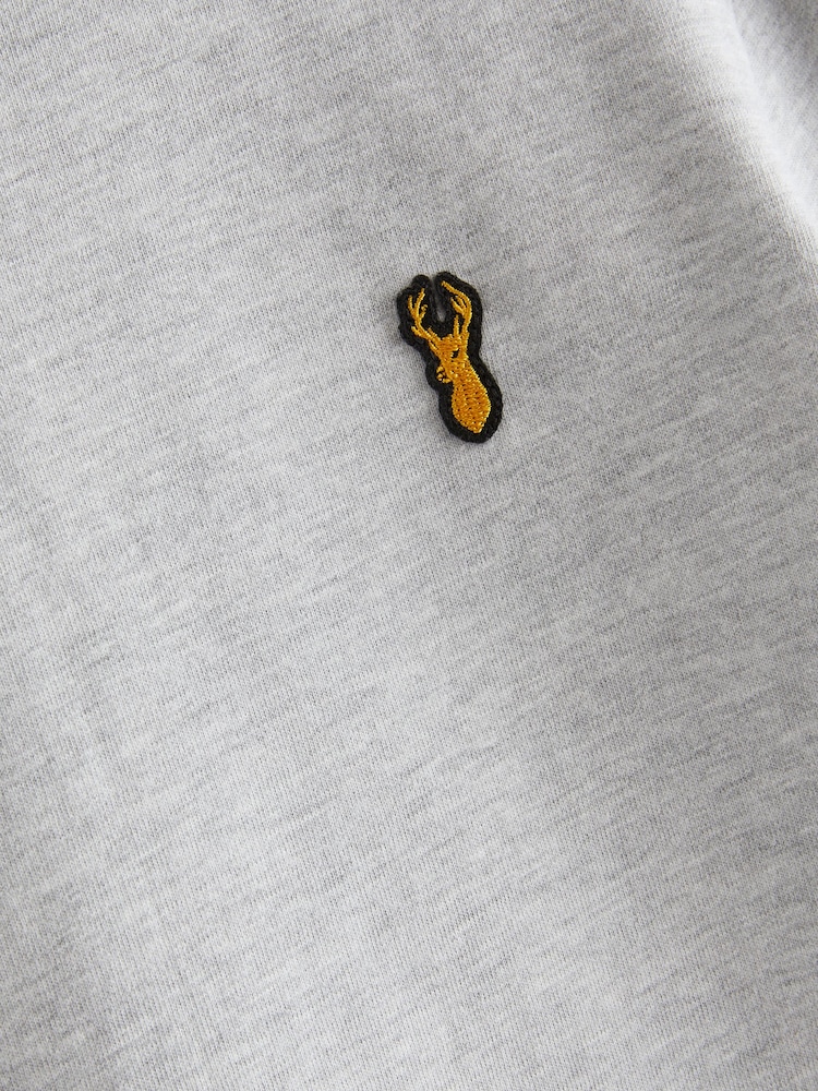 Grey Stag Embroidered Short Sleeve T-Shirt (3-16yrs) - Image 3 of 3