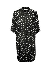 Kaffe Womens Loose Fit Kavivian Dot 100% Cotton Shirt Dress - Image 5 of 6