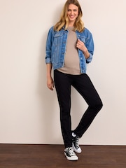 Black Maternity Skinny Jeans - Image 1 of 8