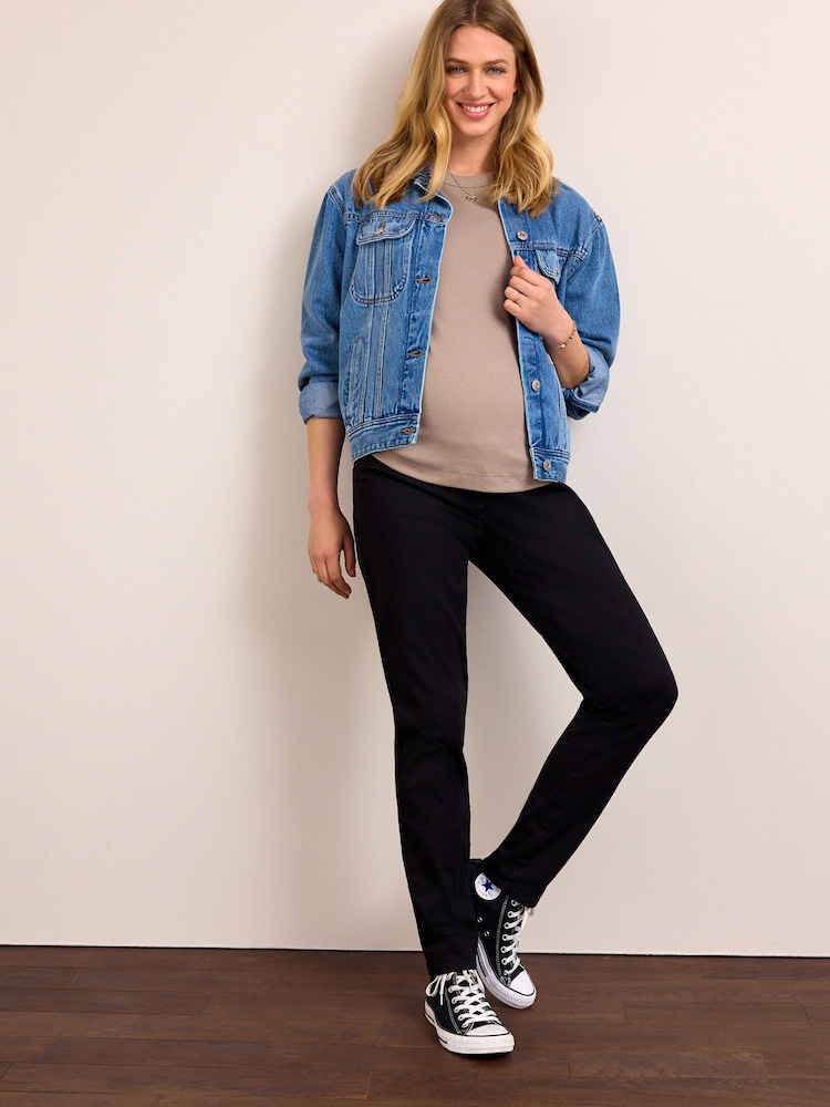 Schwarz - Umstandsmode Skinny-Jeans - Bild 1 von 8 Schwarz - Umstandsmode Skinny-Jeans - Bild 1 von 8