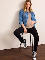 Black Maternity Skinny Jeans - Image 2 of 8