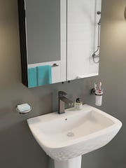 CROYDEX Black Dawley Double Door Cabinet - Image 1 of 4