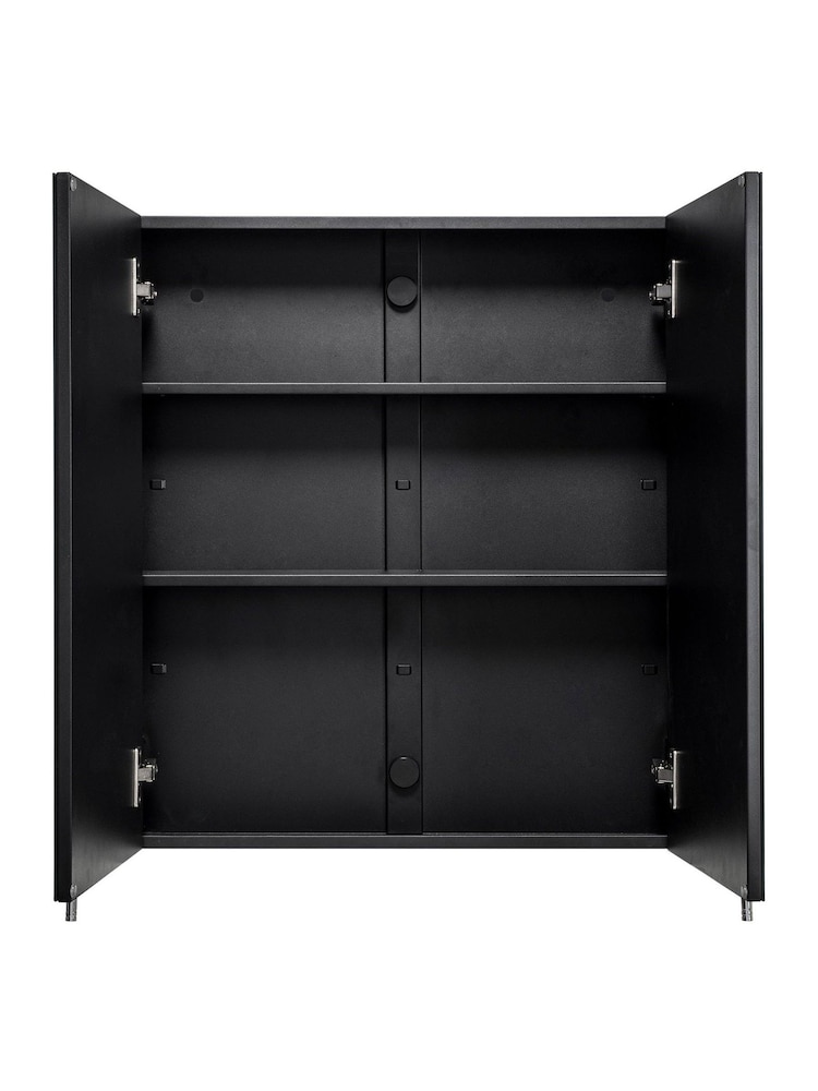 CROYDEX Black Dawley Double Door Cabinet - Image 4 of 4