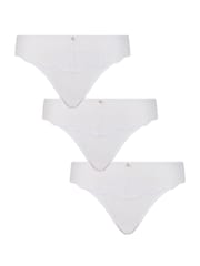 Ann Summers White Sexy Lace Thongs 3 Pack - Image 4 of 5