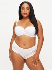Ann Summers White Sexy Lace Balcony Bra - Image 5 of 6