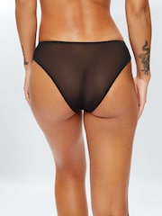 Ann Summers Black Sexy Lace Brazilian 3 Pack Briefs - Image 3 of 4