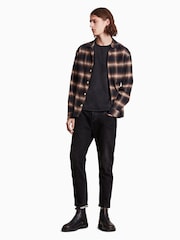 AllSaints Black Bodega Short Sleeve 100% Cotton T-Shirt - Image 4 of 6