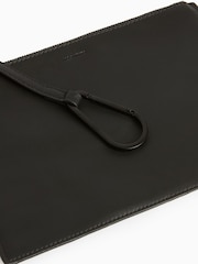 AllSaints Black Shearling Hannah Tote Bag - Image 5 of 5