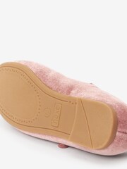 Pink, Samt, Schmetterlingsverzierung - Mary-Jane-Schuhe für besondere Anlässe - Bild 6 von 7