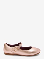 Rose Gold Metallic Occasion Mary Jane Shoes - Image 1 of 4