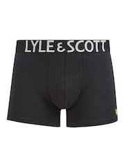 Lyle & Scott Black Daniel Premium Underwear Trunks 3 Pack - Image 2 of 3
