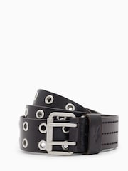 AllSaints Black Sturge Belt - Image 2 of 4
