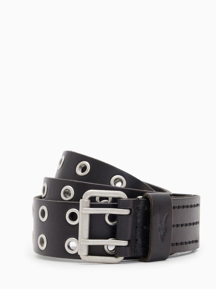 AllSaints Black Sturge Belt - Image 2 of 4