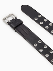 AllSaints Black Sturge Belt - Image 3 of 4
