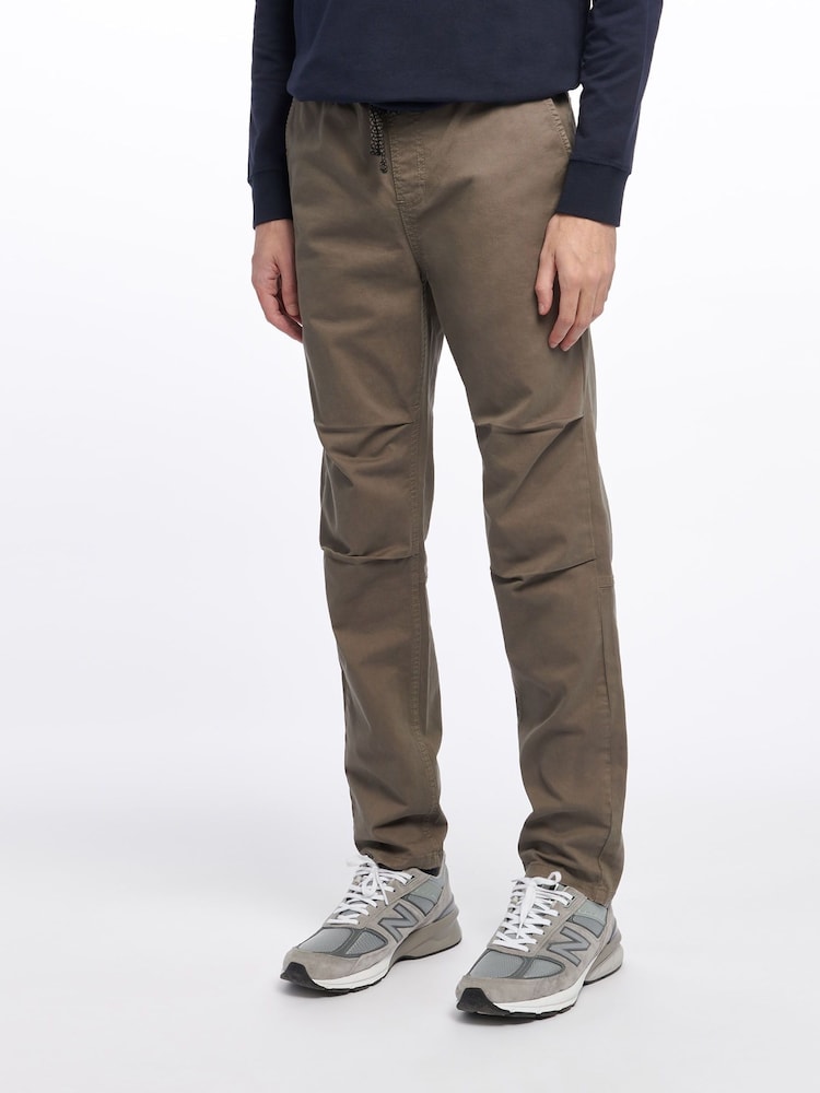 Penfield Green Hudson Script 100% Cotton Elasticated Waist Trousers - Image 1 of 7