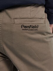 Penfield Green Hudson Script 100% Cotton Elasticated Waist Trousers - Image 3 of 7