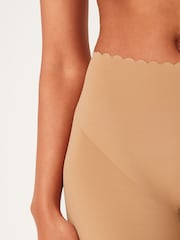 Nude Scallop Tummy Control & Thigh Smoothing Briefs - Image 3 of 4