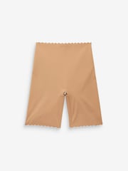 Nude Scallop Tummy Control & Thigh Smoothing Briefs - Image 4 of 4