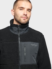 Abrigo de borreguito con cremallera completa y detalle de oso de Penfield - Imagen 4 de 8